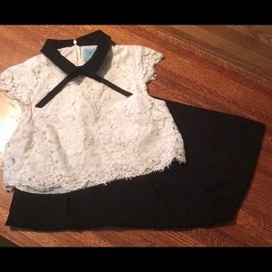 Black and white CeCe dress